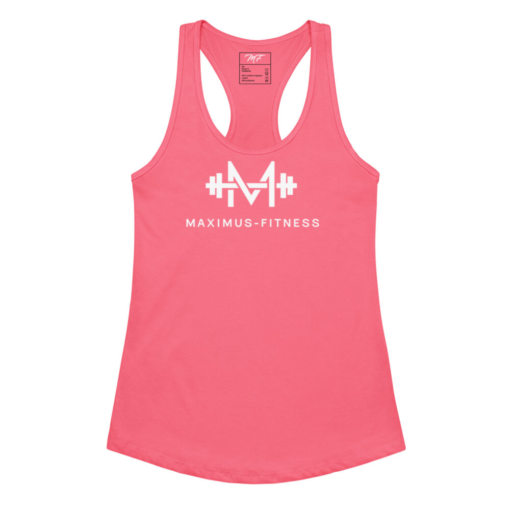 Maximus-Fitness Women’s fitted racerback tank top - Image 13