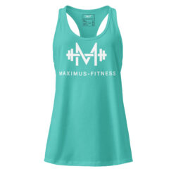 Maximus-Fitness Women’s fitted racerback tank top - Image 4