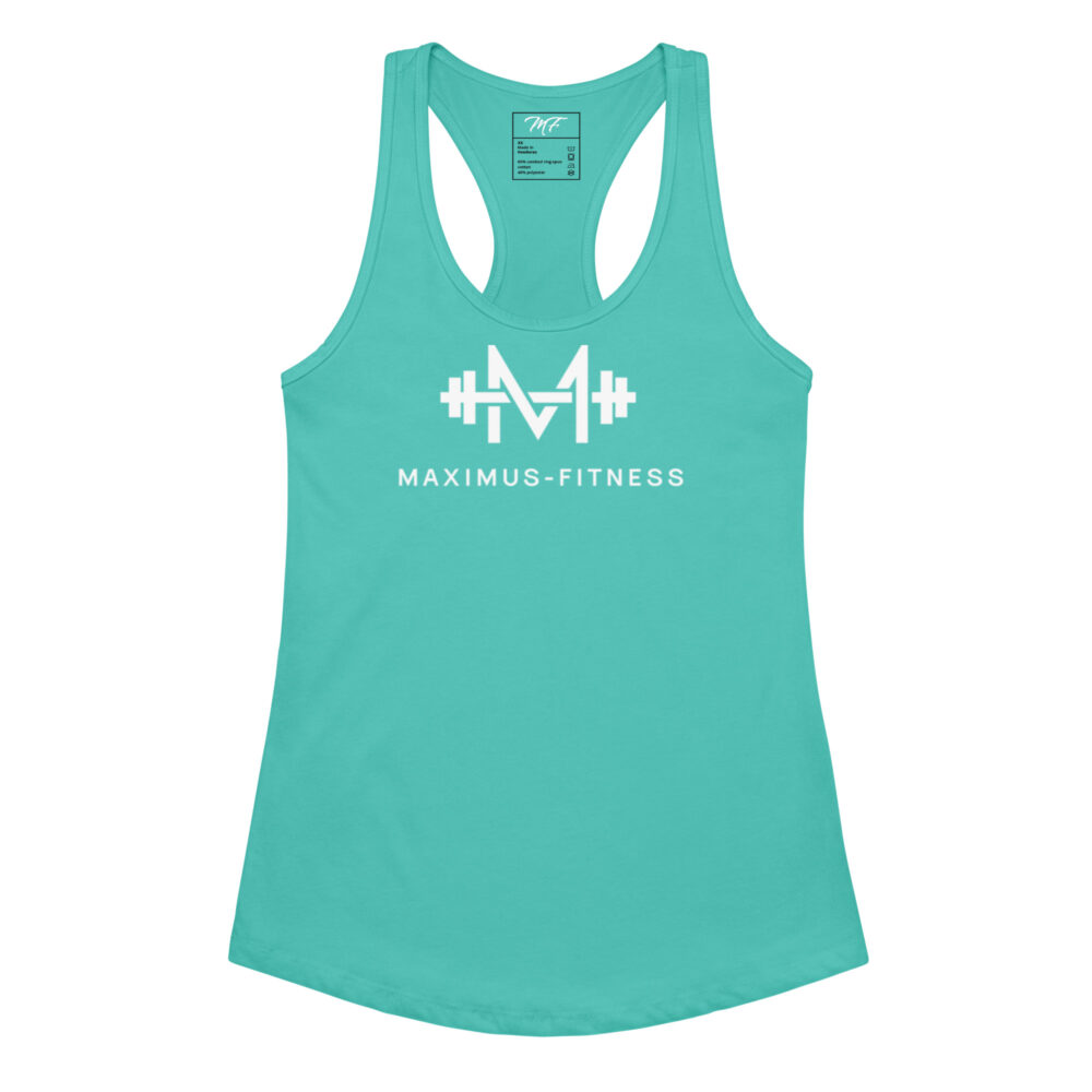 Maximus-Fitness Women’s fitted racerback tank top - Image 15