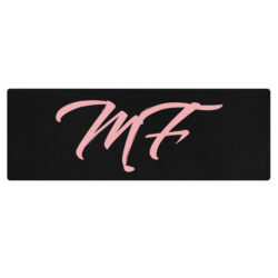 Pink and Black MF Yoga mat