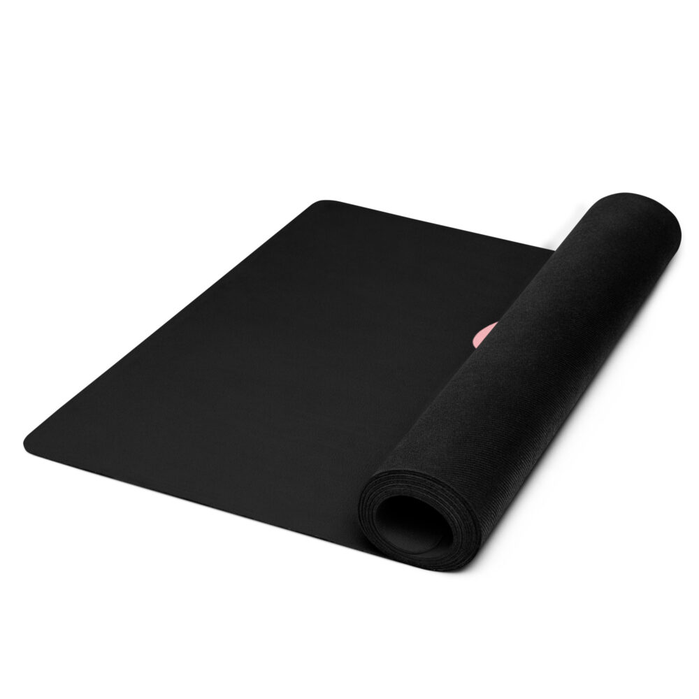 Pink and Black MF Yoga mat - Image 2