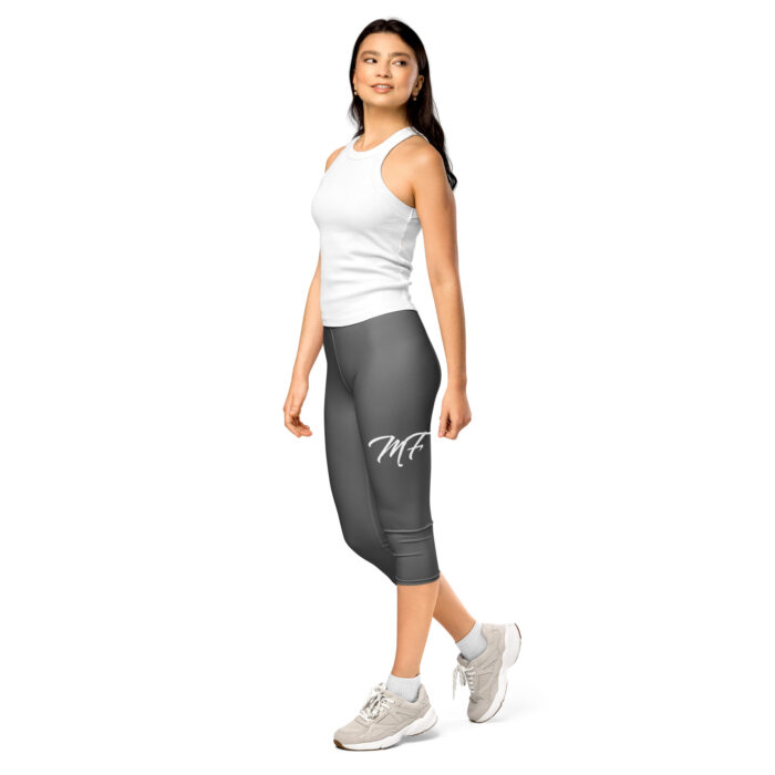 Gray MF Capri Leggings