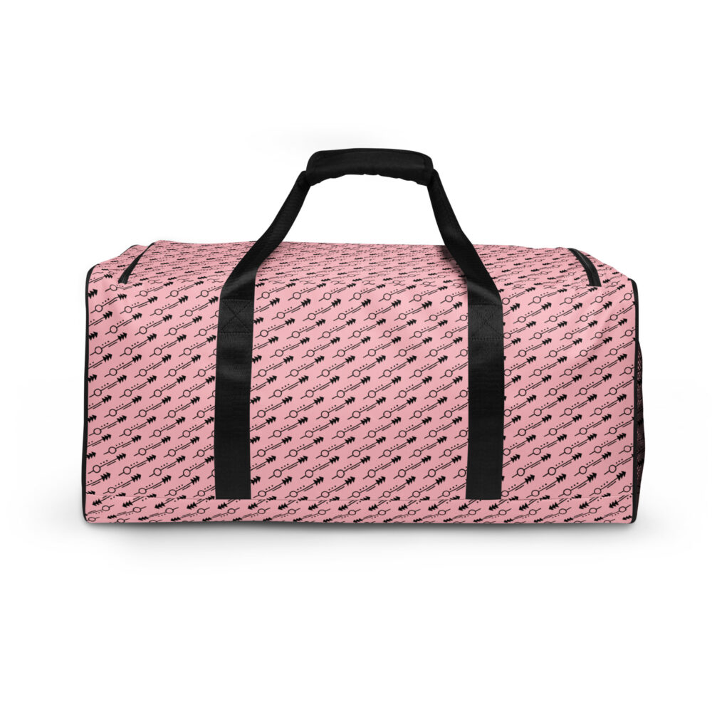 Pink & Black Arrow Maximus-Fitness Duffle bag - Image 4