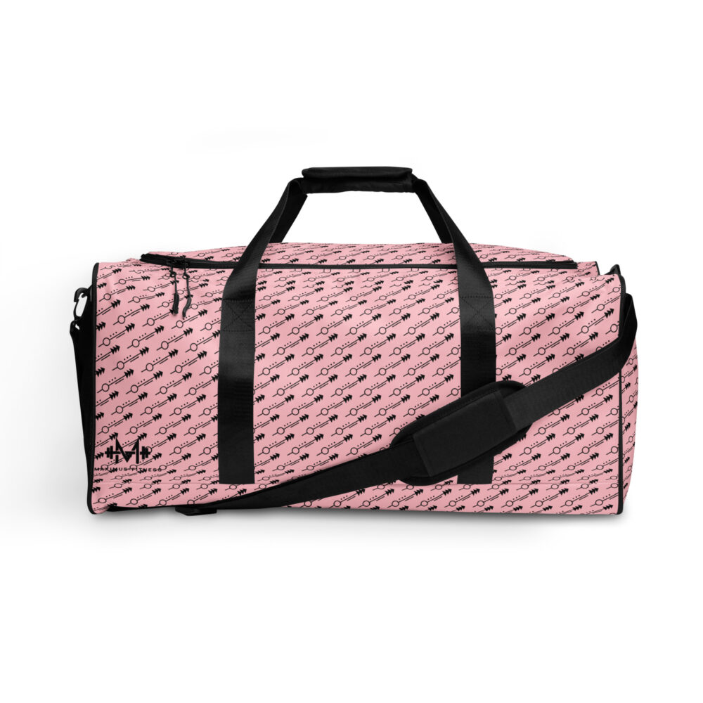 Pink & Black Arrow Maximus-Fitness Duffle bag