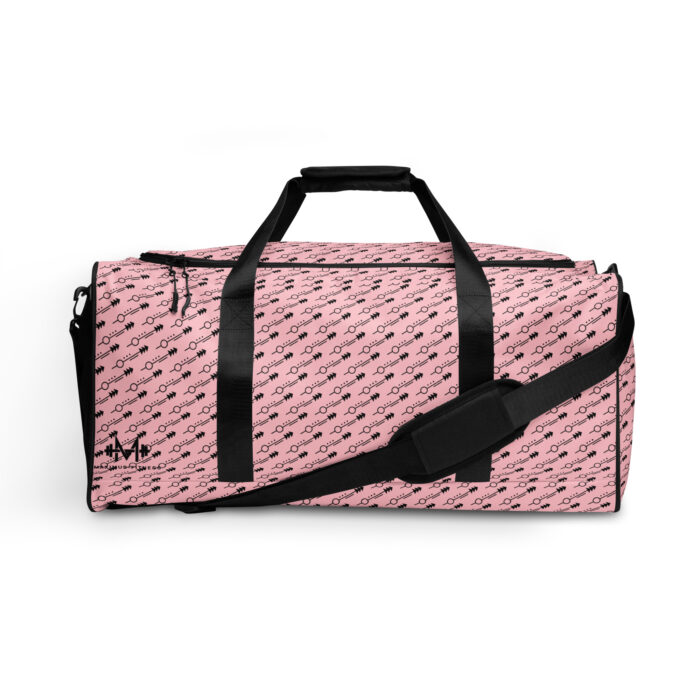 Pink & Black Arrow Maximus-Fitness Duffle bag