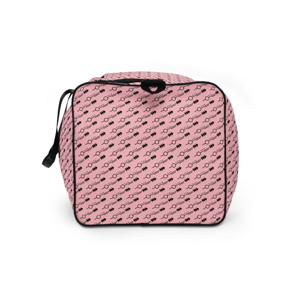 Pink & Black Arrow Maximus-Fitness Duffle bag - Image 7