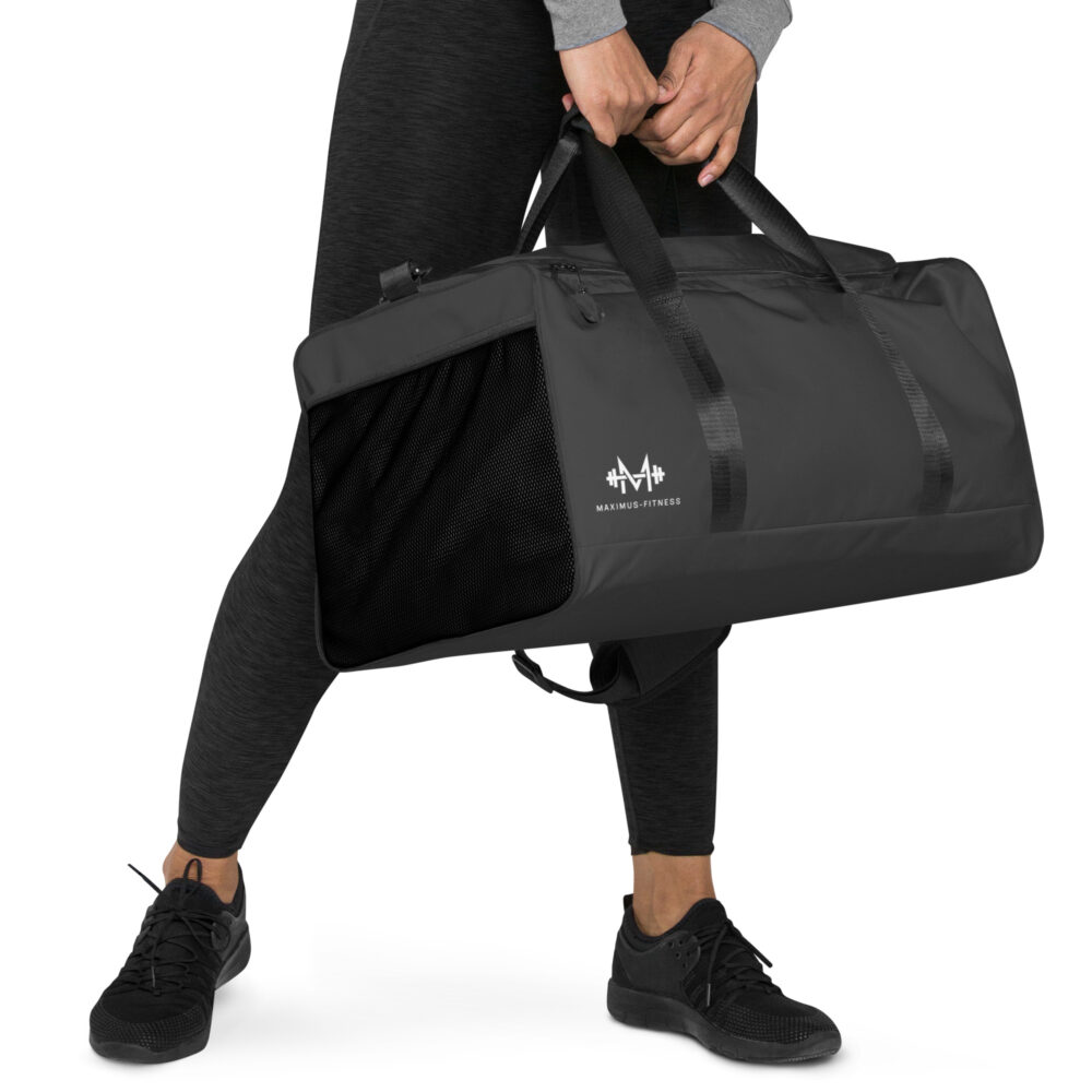 Dark Gray Maximus-Fitness Duffle bag - Image 3