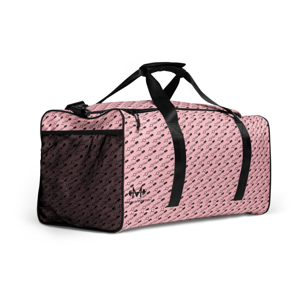 Pink & Black Arrow Maximus-Fitness Duffle bag - Image 2