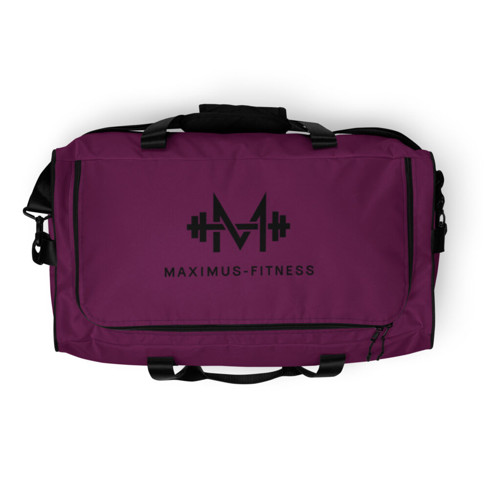 Purple Maximus-Fitness Duffle bag - Image 9