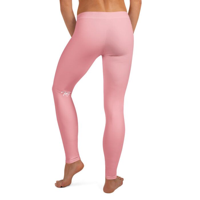 Pink Back MF Logo Leggings