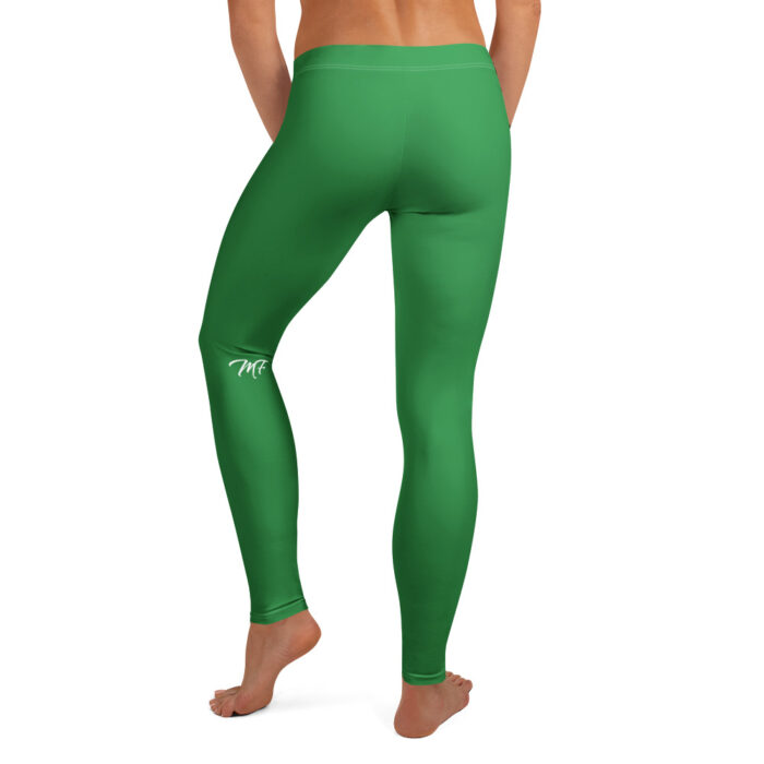 Green Back MF Logo Leggings