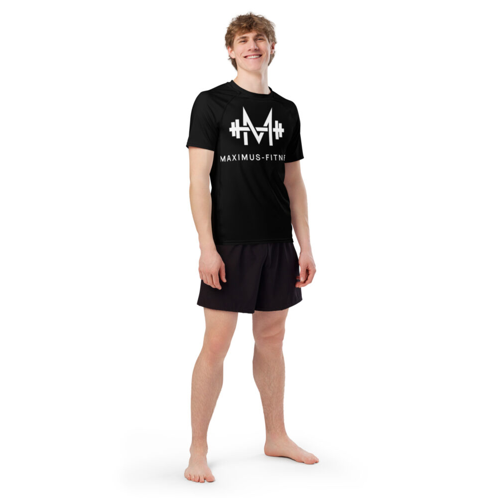 Black Maximus-Fitness Performance Shirt - Image 2