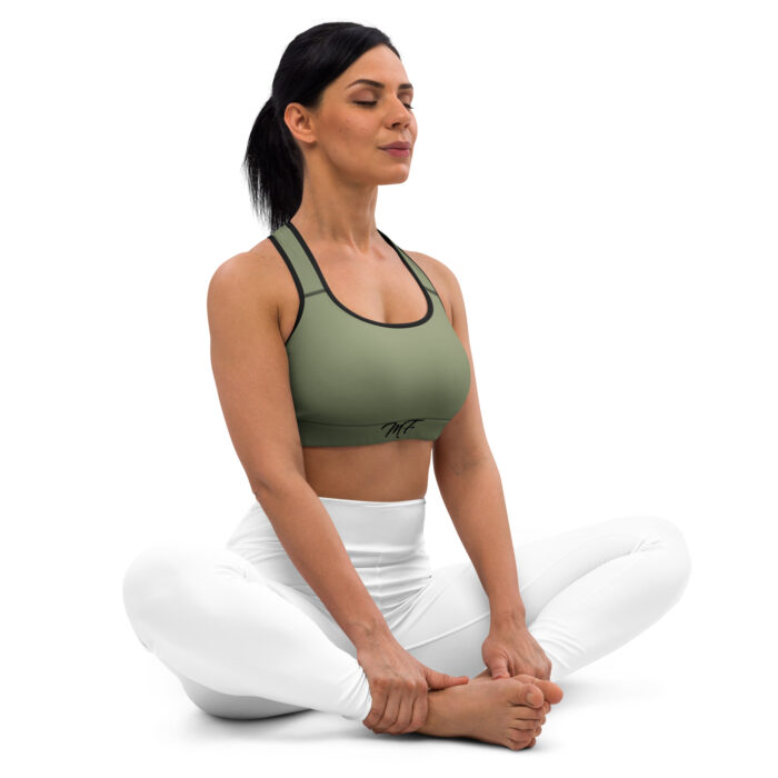 Green MF Padded Sports Bra