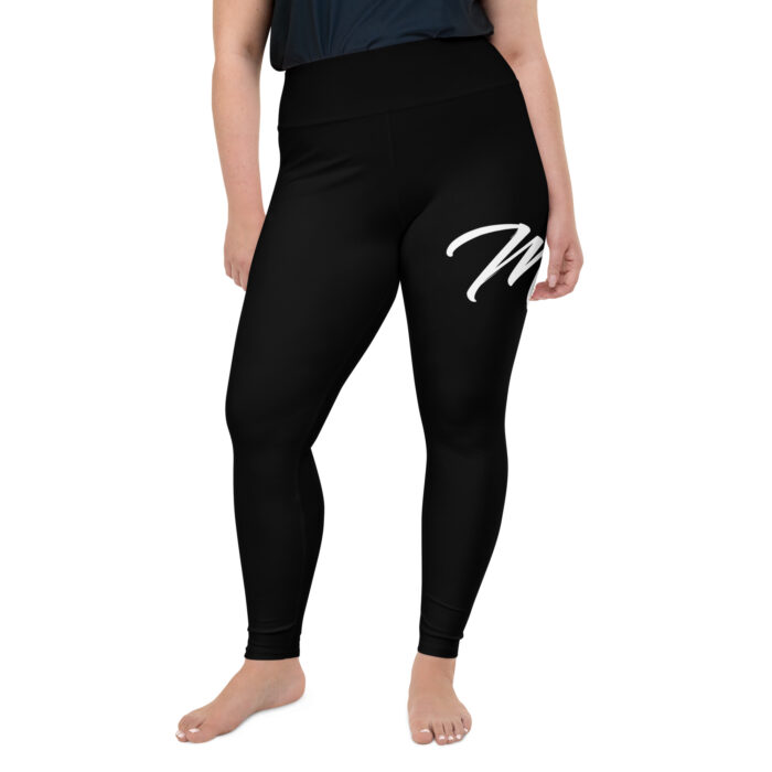 Black MF Plus Size Leggings