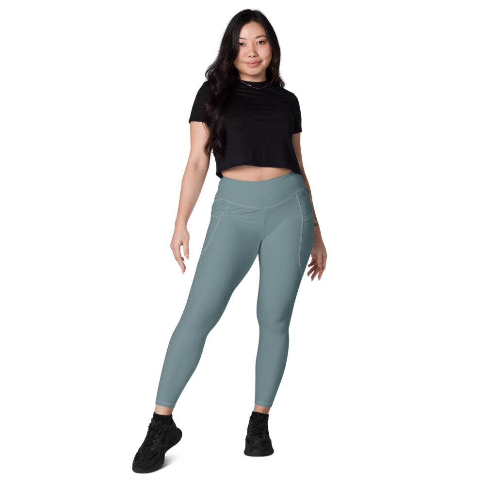 Gothic Blue MF Leggings with pockets - Image 5