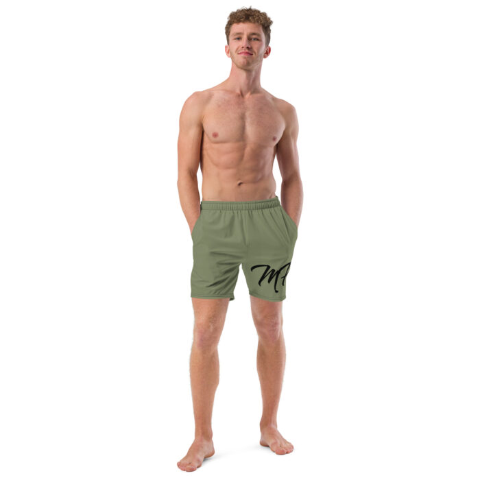Military Green MF Swim Trunks