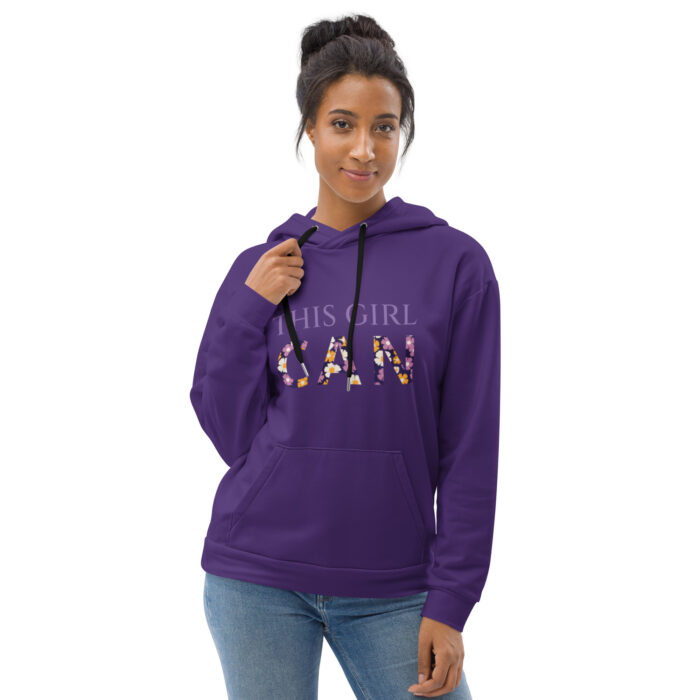 Purple Maximus-Fitness This Girl Can Hoodie