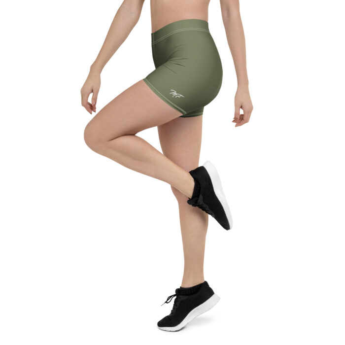 Military Green MF Logo Shorts