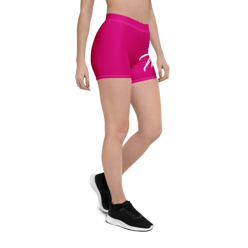 Medium Violet Red MF Biker Shorts - Image 6