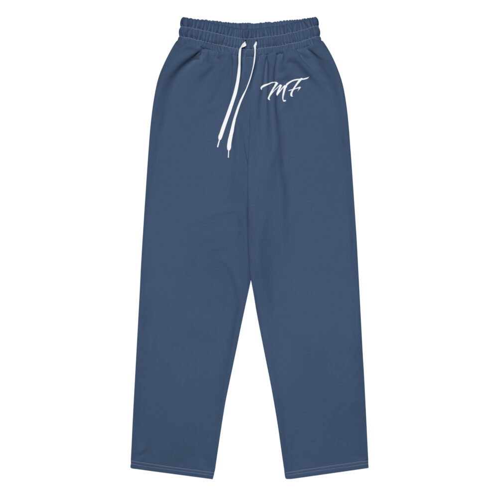 Navy Blue MF Wide-leg joggers - Image 4