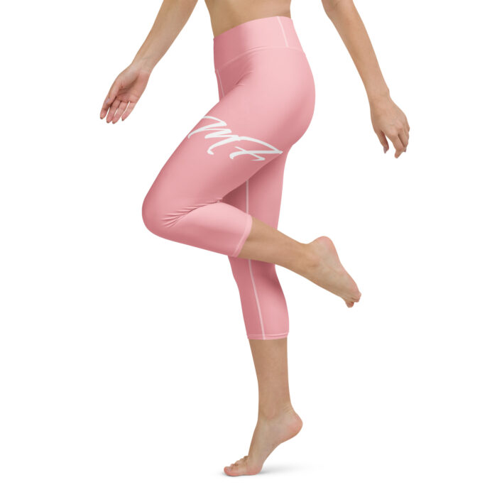 Pink MF Yoga Capri Leggings