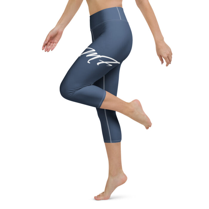 Navy Blue MF Yoga Capri Leggings