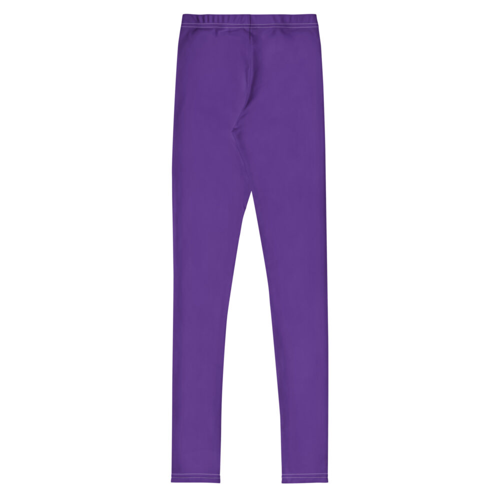 Girls Purple MF Youth Leggings - Image 3