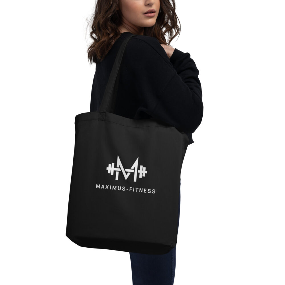 Black Maximus-Fitness Eco Tote Bag - Image 2