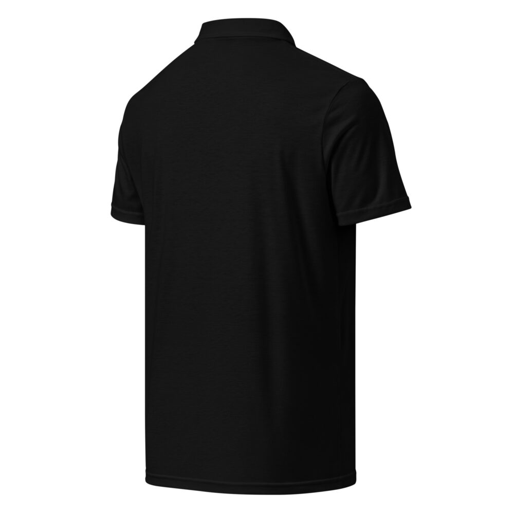 Men’s Black Maximus-Fitness Slim Fit Polo - Image 3