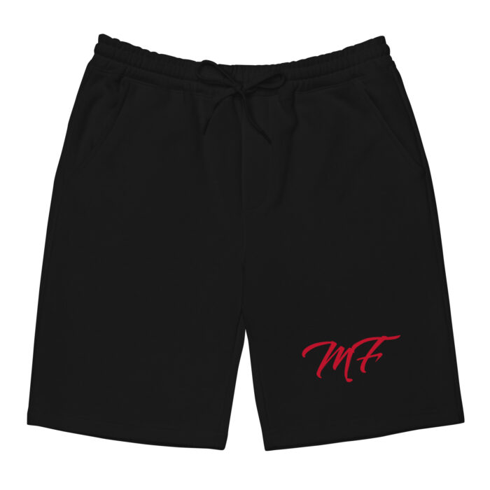 Black & Red MF Men's fleece shorts