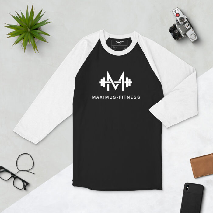 Maximus-Fitness 3/4 sleeve raglan shirt