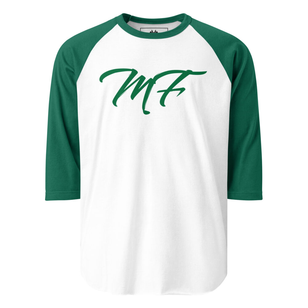 Green Maximus-Fitness 3/4 sleeve raglan shirt - Image 2