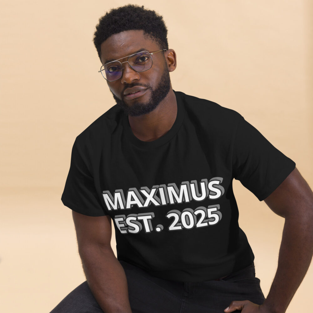 Maximus EST. 2025 Shadow Classic Tee - Image 4