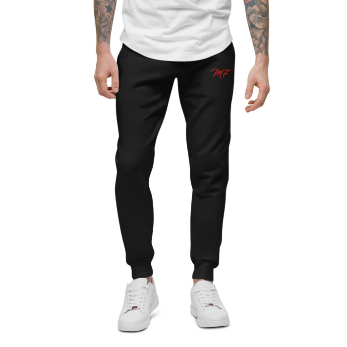 Black Red MF Fleece Sweatpants