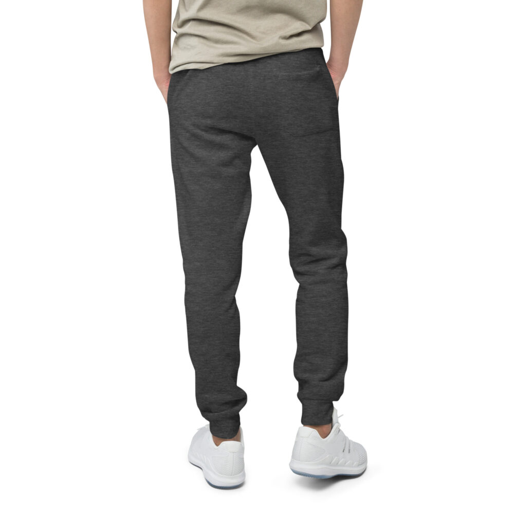 Charcoal White MF Fleece Sweatpants - Image 2