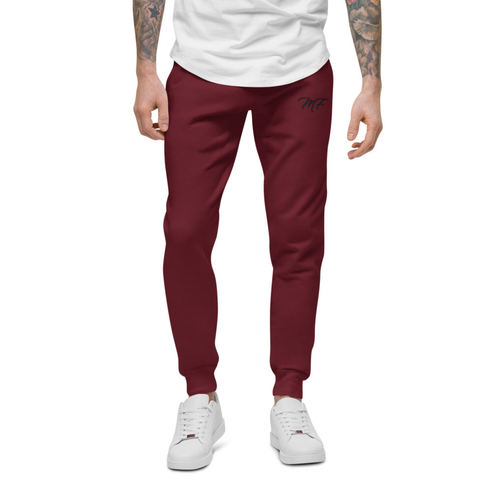 Maroon Black MF Fleece Sweatpants