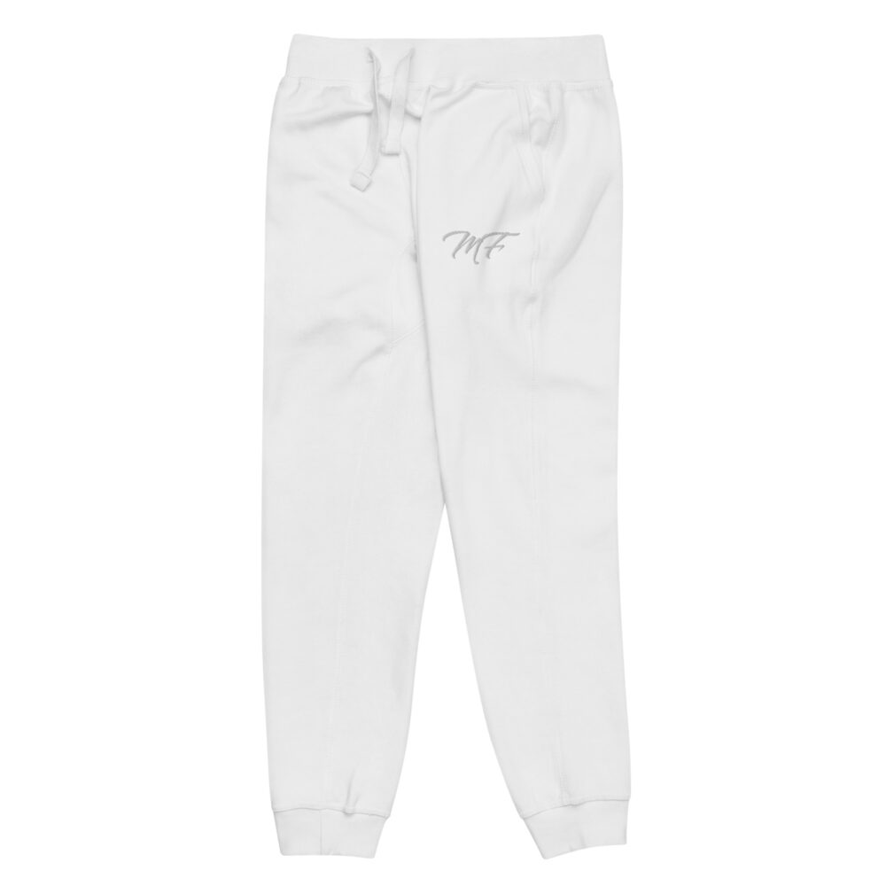 Military Green White MF Fleece Sweatpants - Image 9