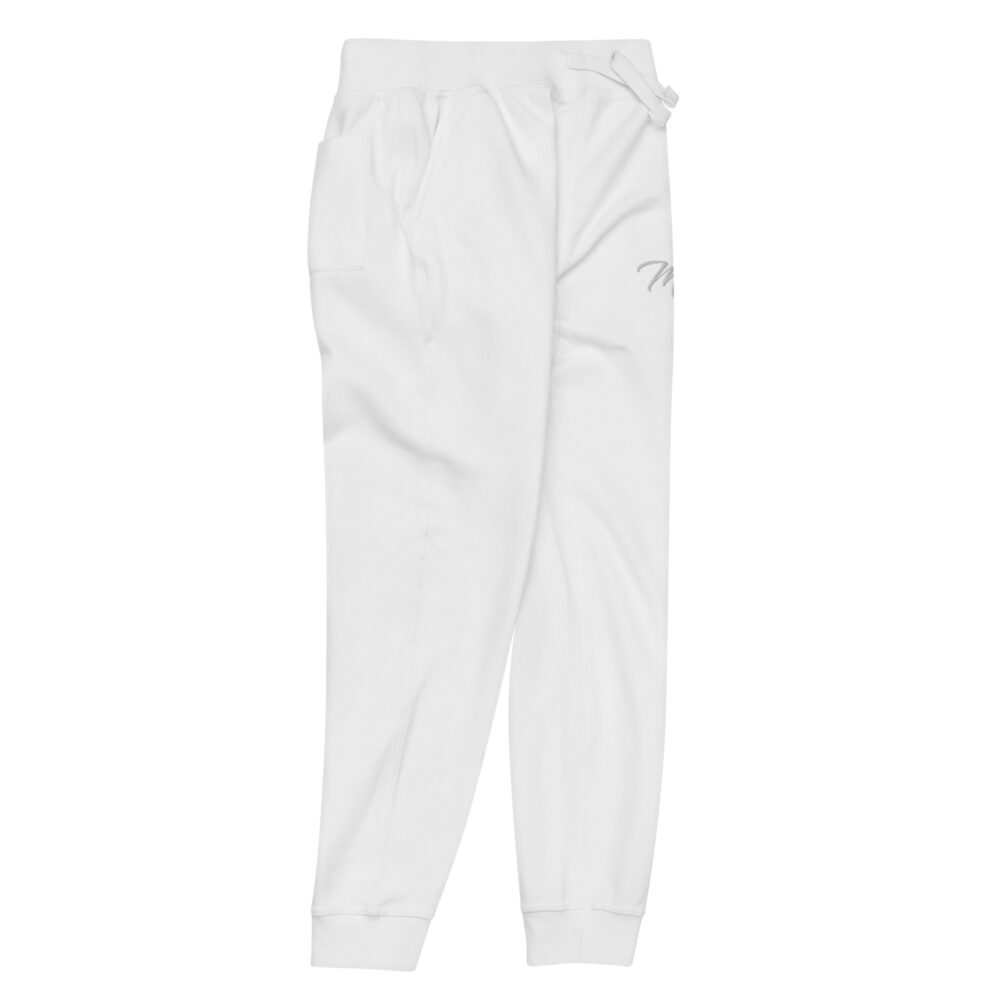 Military Green White MF Fleece Sweatpants - Image 10