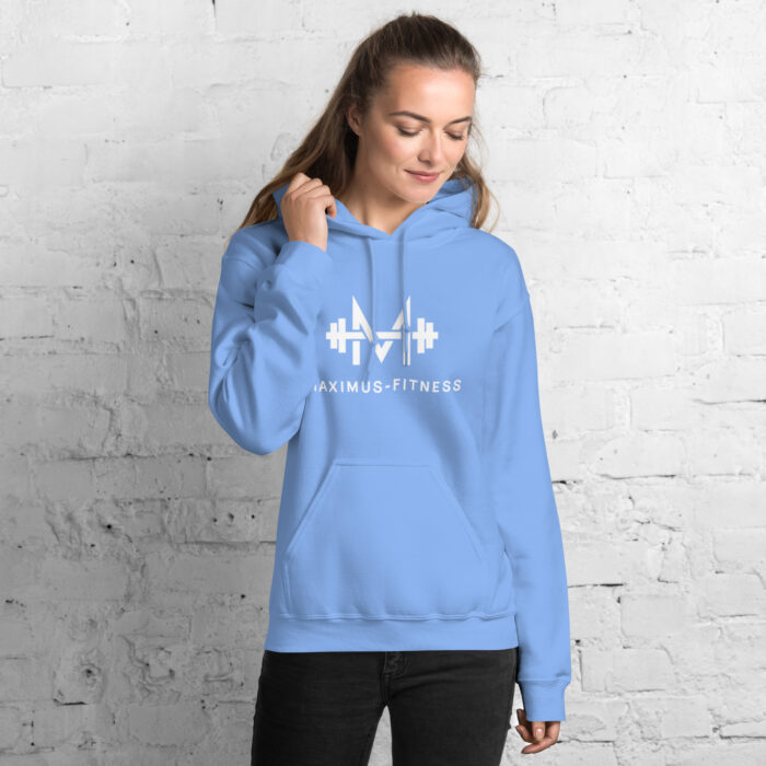 Women Carolina Blue Maximus-Fitness Hoodie