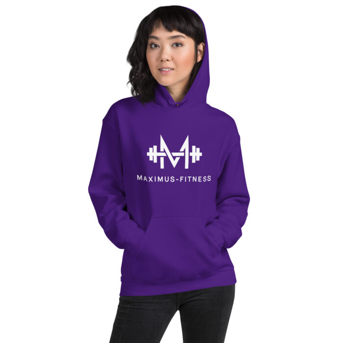 Women Purple Maximus-Fitness Hoodie