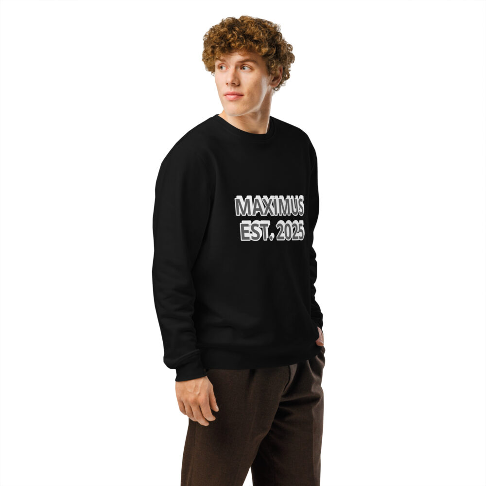Maximus EST. 2025 Shadow Organic Mid-Weight Sweatshirt - Image 4