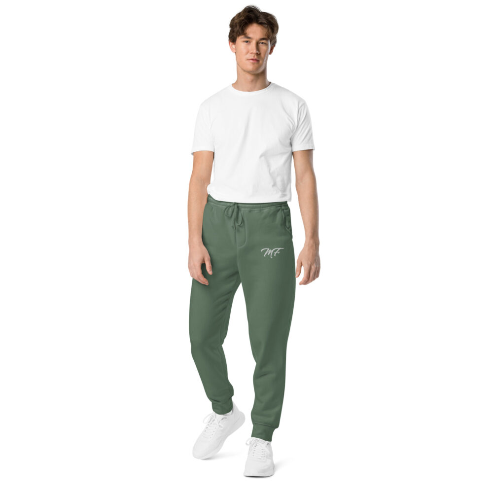 Military Green White MF Pigment-Dyed Sweatpants