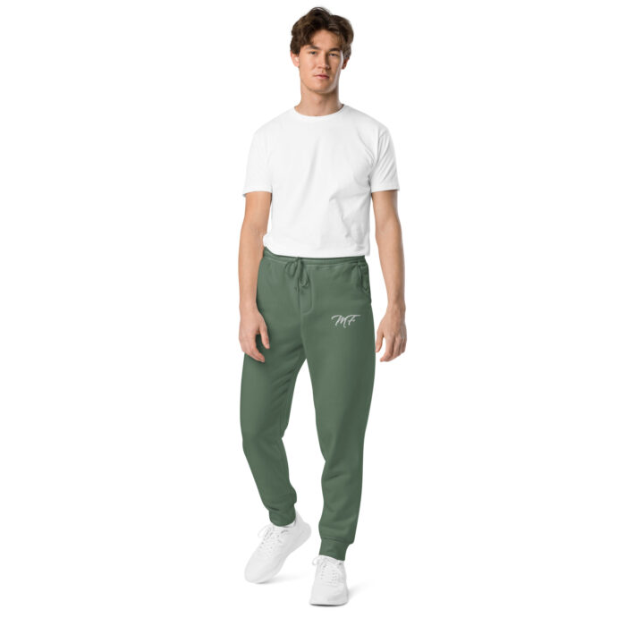 Military Green White MF Pigment-Dyed Sweatpants