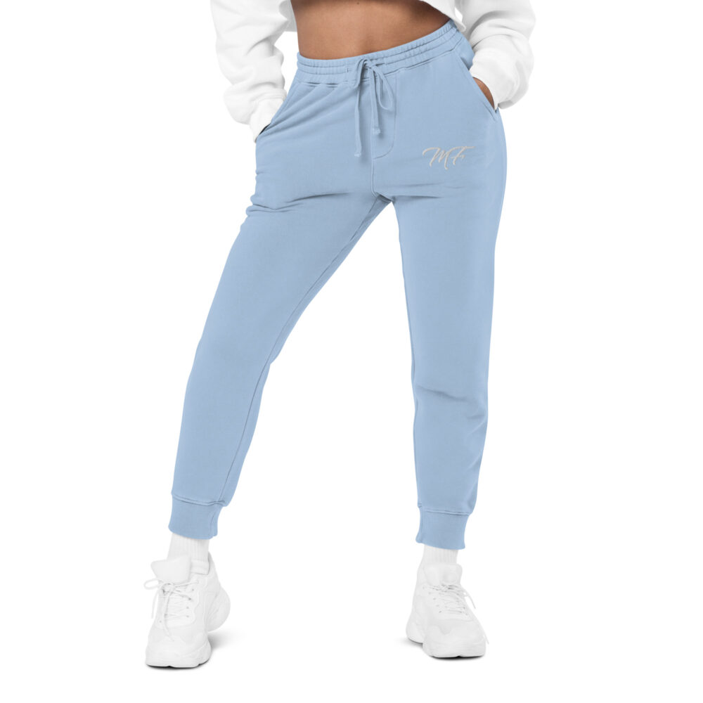 Women Baby Blue MF pigment-dyed sweatpants