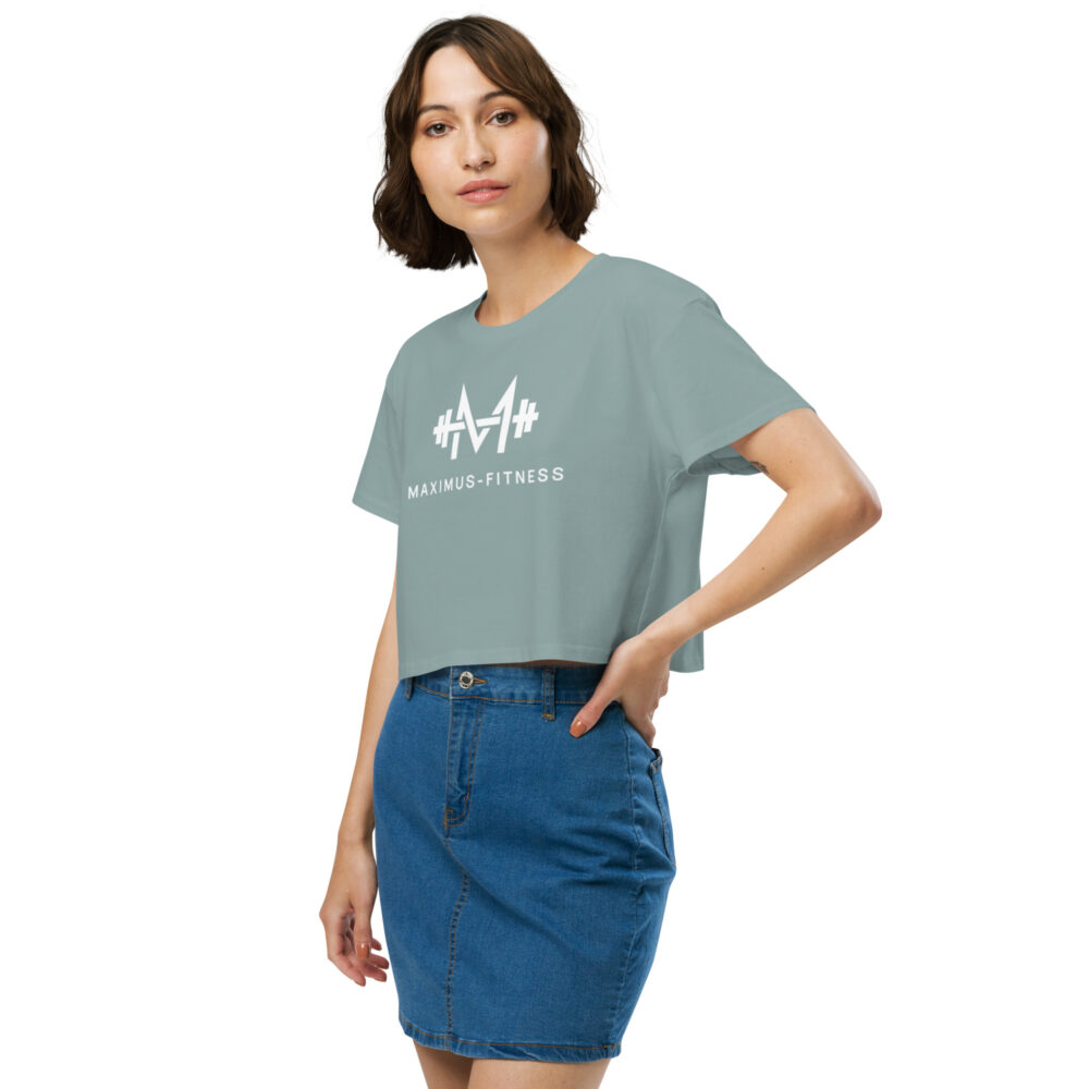 Women’s Maximus-Fitness Crop Top - Image 4