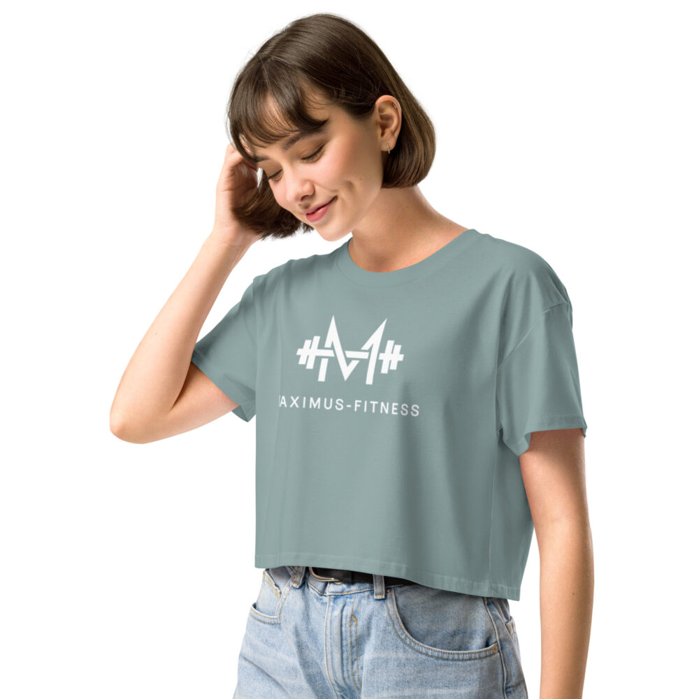 Women’s Maximus-Fitness Crop Top - Image 9
