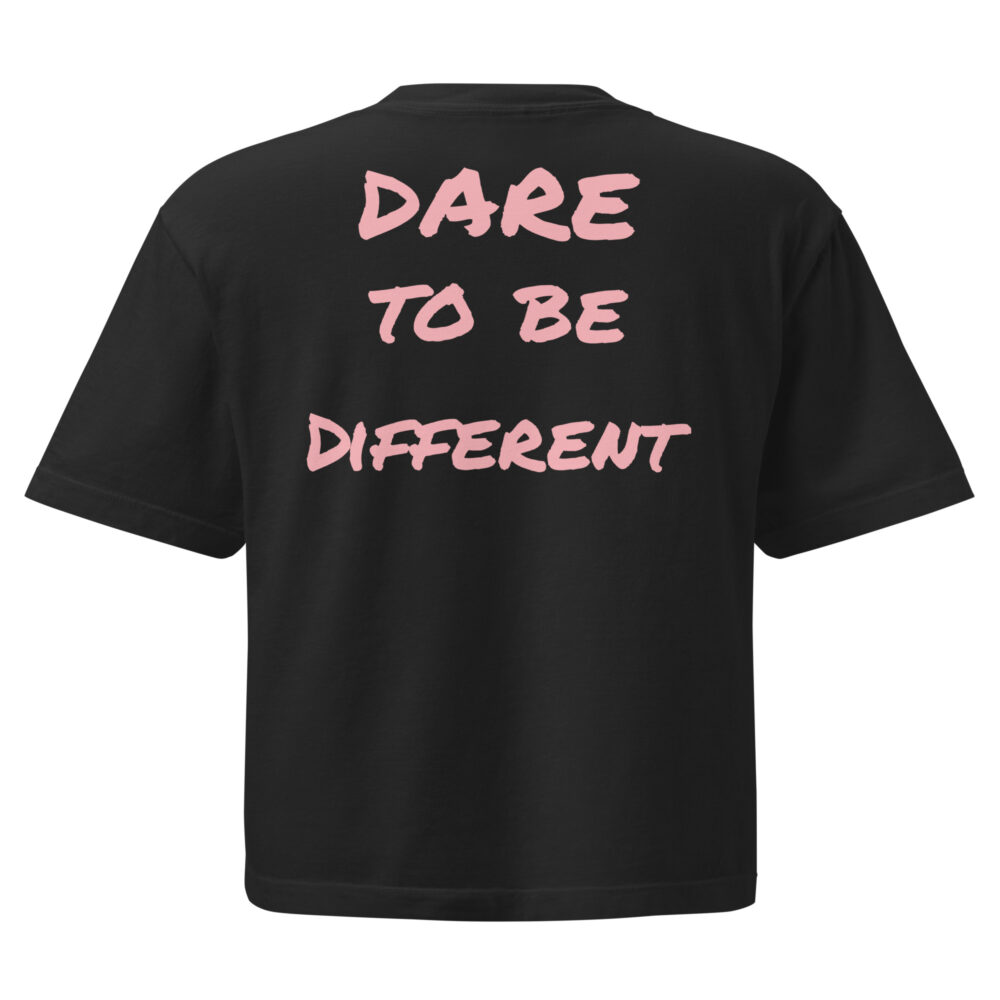 Dare to be Different MF Women’s heavyweight boxy tee - Image 4