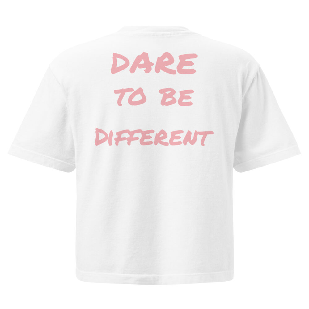 Dare to be Different MF Women’s heavyweight boxy tee - Image 8