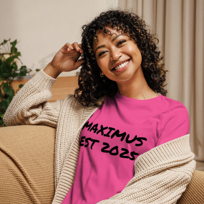 MAXIMUS EST 2025 Women's Relaxed T-Shirt