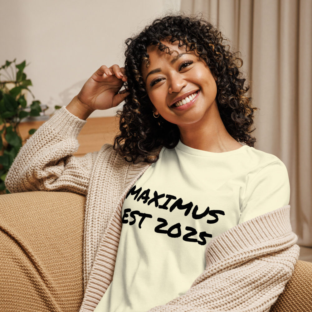 MAXIMUS EST 2025 Women's Relaxed T-Shirt - Image 6